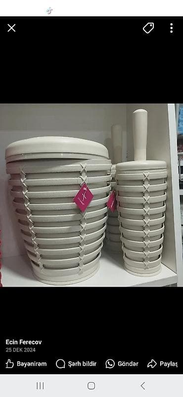 lobya: Mətbəx üçün un ələmə və xəmir yoğurma seti - 2 hissədən ibarət — 1