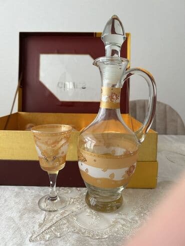 sarlarla dekor: Rəng - Qızılı, Şüşə, 7, 1 l, Rusiya — 2