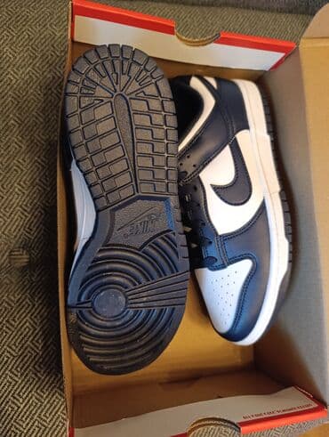 Moskviç: Nike Dunk Low (dəniz mavisi/ağ) - Klassik Dunk silueti, aşağı boğazlı — 4