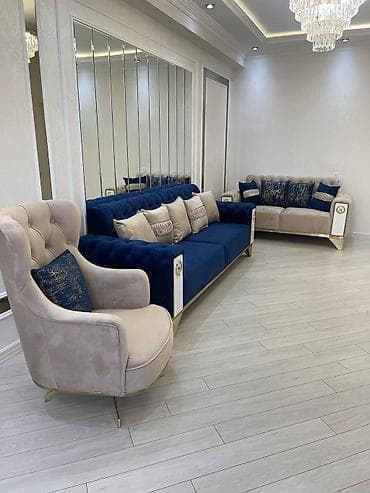 mebleri: Divan Kreslo desti sifariwle yigilir. Reng secimleri var. Rasiski — 1