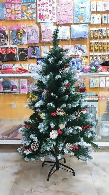 Другой декор и предметы интерьера: Məhsul: Süni Yeni il şam ağacları - Növlər: klassik yaşıl model və — 3