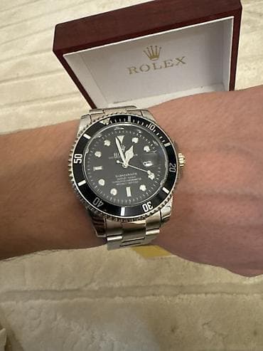 Qol saatı, Rolex, rəng - Qara