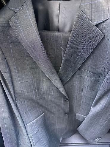 paltar kisi: Kostyum, Demisezon, Kiğılı, rəng - Boz — 1