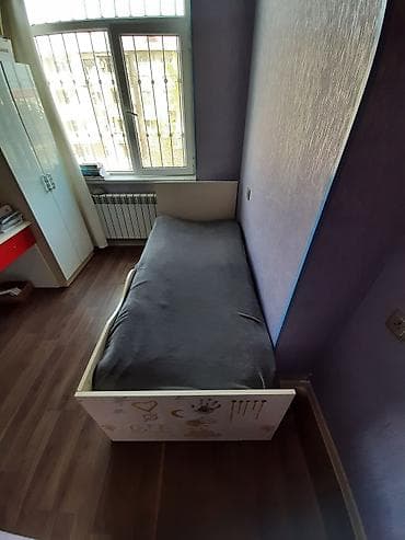modern stol stul: Oğlan və qız üçün, İşlənmiş, Çarpayı, Bazalı, Matrassız, Siyirməli — 3