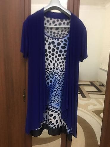 jiletka: NVN PLUS iki hissəli qadın dəsti – paltar və üst açıq jilet/kardiqan — 2