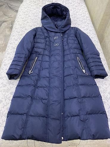 dini geyim: Qadın kurtkası. Tünd goy reng. üst material çox keyfiyyetlidir parlaq — 1