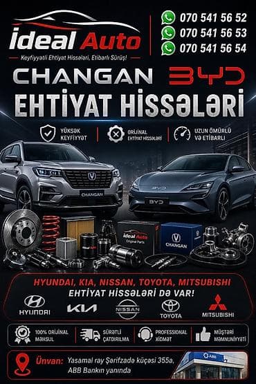 İdeal Auto – CHANGAN və BYD üçün ehtiyat hissələri - Yüksək keyfiyyət