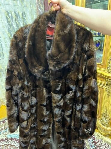 смарт рич кофе для похудения: Qadın mink (qətran rəngli) kürk - Material: təbii mink dərisi, qısa — 1
