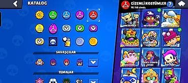 Brawl Stars hesabı – yüksək səviyyəli profil - Kupa yolu: 70,093 - — 10