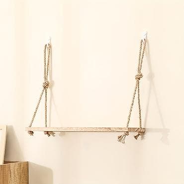 loft: 🌿 Təbii ağacdan hazırlanmış asma dekorativ rəflər evinizə istilik və — 3