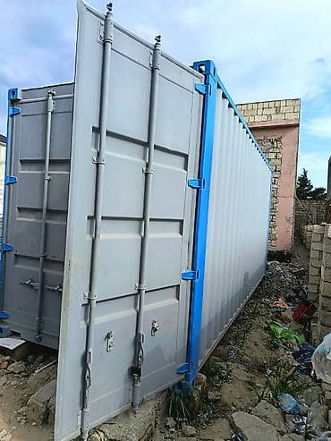 5 tonluq konteyner: 20 futlu metal konteyner - Ölçü: təxmini 6 m uzunluq, 2,2 m en — 5