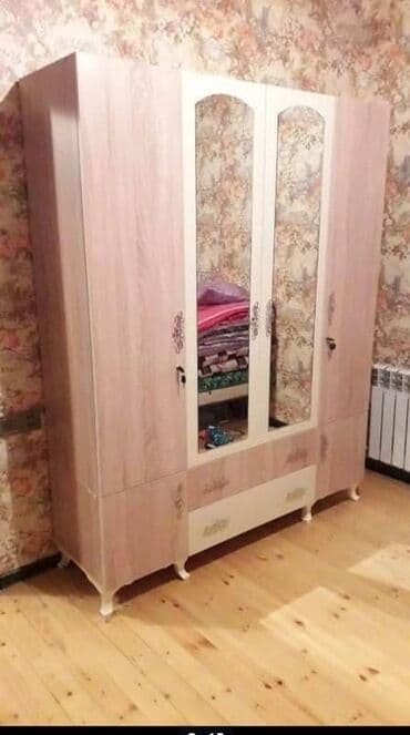 4 qapili dolab: Yeni, Açılan, 4 qapılı Düz dolab, Dolab-asılqan, Türkiyə — 24