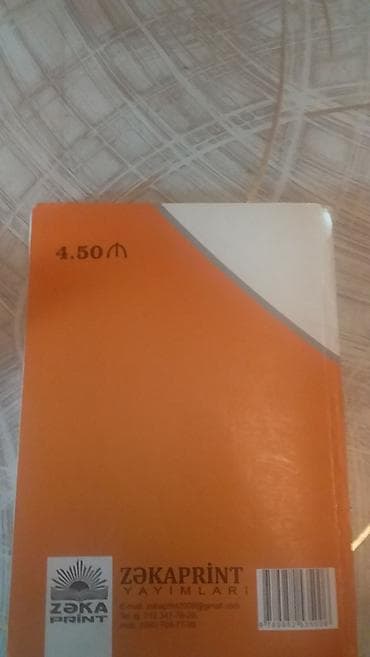 Çox səliqəli saxlanılıb Zəka printin yayımlarıdır. qiymət 3.50 — 2
