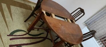 Masalar: Qonaq masası, İşlənmiş, Açılan, Dördbucaq masa — 3