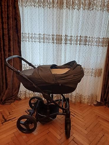 Uşaq arabası üçün 2-in-1 hissələr dəsti Tərkib: - Relyefli tünd boz — 10