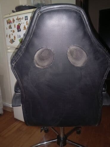 kompüter masa: Təkərli, Qolları tənzimlənmir, Süni dəri — 2