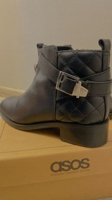 qiz ucun botlar: Ölçü: 37, rəng - Qara, İşlənmiş — 4