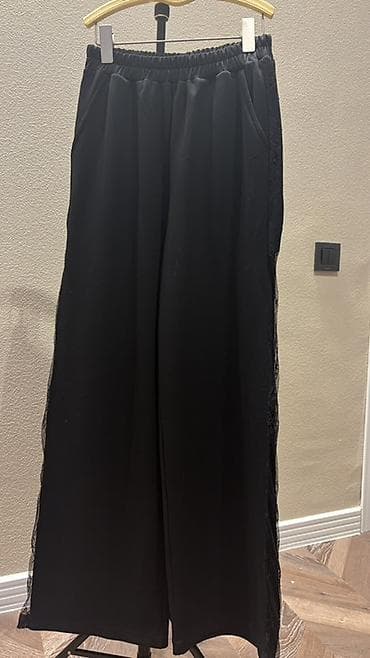 desd paltarlar: Qadın geyim dəsti – 3 hissə - Şalvar: Qara rəng, geniş kəsim. Yan — 2