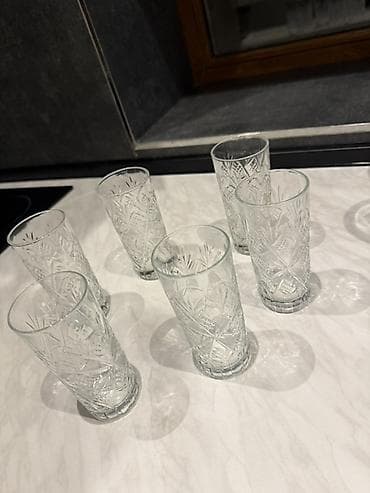 Stəkanlar, Şüşə, 6 ədədli dəst, 200 ml — 1
