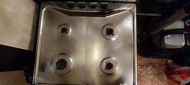 islenmis qaz sobalari: Газовая печь Настольная, 4 конфорки, Б/у — 2