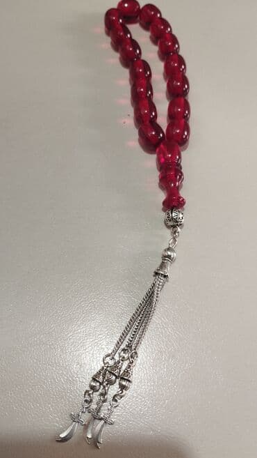 ilbex krem: Əqiq suyləmani orginal natural təbii təsbeh öz qiyməti 150 manat edir — 4