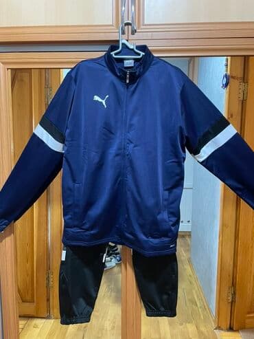 şalvar modelleri: İdman dəsti, Puma, L, rəng - Göy — 2