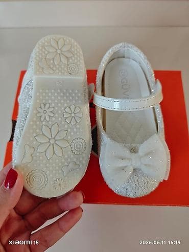 Baletkalar: Rəng - Ağ Baletkalar, Ölçü: 24, Qız üçün — 2