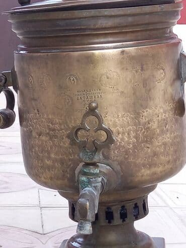 купить бу самовар на дровах: Продаётся старинный Российский Тульский самовар 1870 года, с — 3