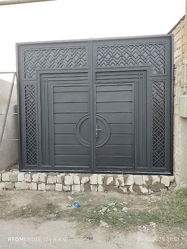 heyet qapi: Dekorativ dəmir darvazalar – klassik və barokko üslubunda dizaynlar — 8