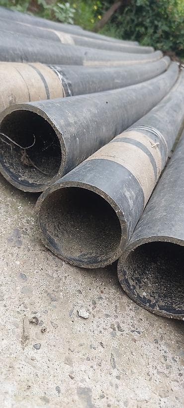 turkmen tekstil az: Su borusu, Qofrasız, HDPE, İşlənmiş — 1