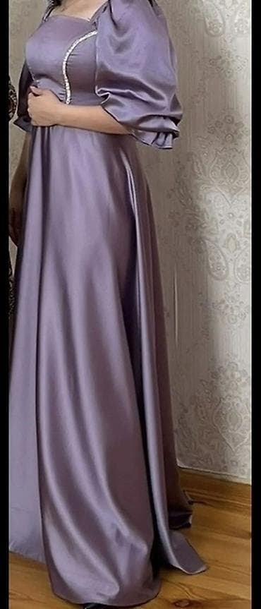 paltar modelleri 2023: Məhsul: Bənövşəyi rəngdə uzun ziyafət/libas — 2