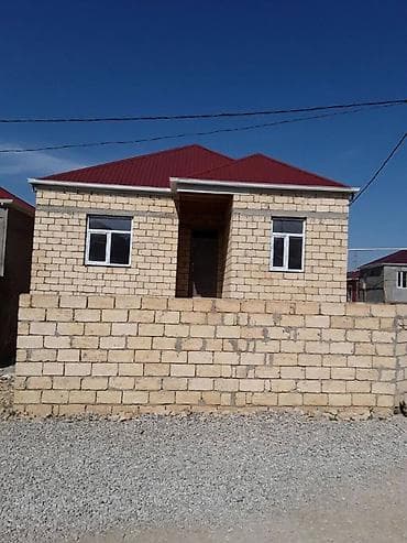 a frame ev tikintisi: 3 otaqlı, 75 kv. m, Kredit var, Təmirsiz — 2