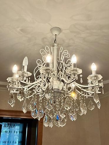 tavalar: Çılçıraq, 10 və daha çox lampa, Metal — 1