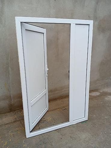 Plastik qapi 180/119sm 55azb Balaxani 1715 leli PVC qapı dəsti -
