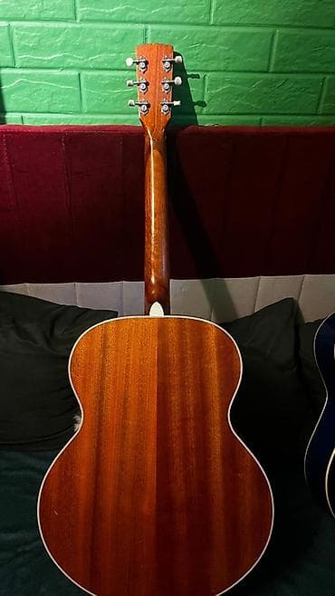 panda baligi: Cort elektro-akustik gitara – jumbo korpus, sunburst ön panel və retro — 2