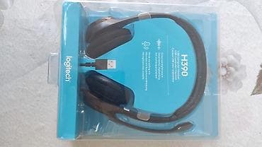 mini pc computer: Logitech H390 USB kompüter qulaqlıq-mikrofonu - Bağlantı: USB-A kabel — 1