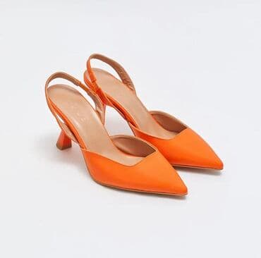 зеленые туфли: Туфли, Lc Waikiki, Размер: 38.5, цвет - Оранжевый, Новый — 1