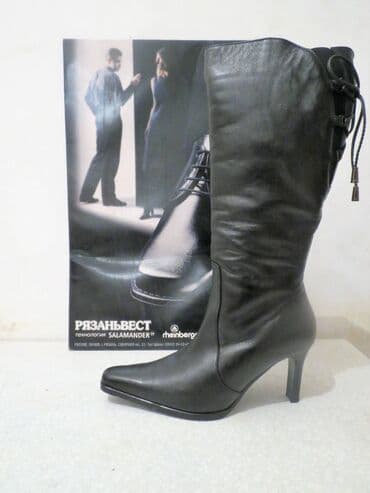 qadınlar üçün demisezon polusapoqlar: Ölçü: 39.5, rəng - Qara, Yeni — 1