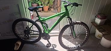 kirayə velosiped: Dağ velosipedi – yaşıl rəngli, alüminium gövdə - Ön amortizator və — 1