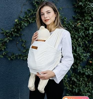 Yenidoğan üçün yumşaq daşıyıcı-sling - Model: ön tərəfdən taxılan — 3