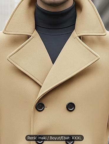 is geyimi: Palto, XL, rəng - Qəhvəyi — 3
