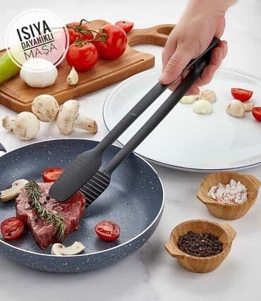 ucuz tavalar: Tavaları qorumaq üçün maşa Yanmaz yapışmaz Ela keyfiyyet Türkiye — 1