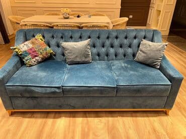 Divan, İşlənmiş, Açılmayan, Bazasız, Vеlur parça, Çatdırılma yoxdur
