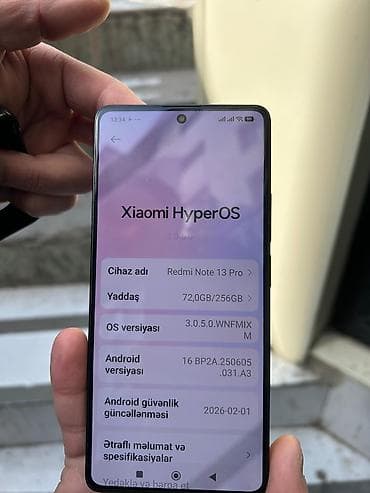 şur mikrafon: Redmi Note 13 Pro, 256 GB, rəng - Qara, İki sim kartlı — 3