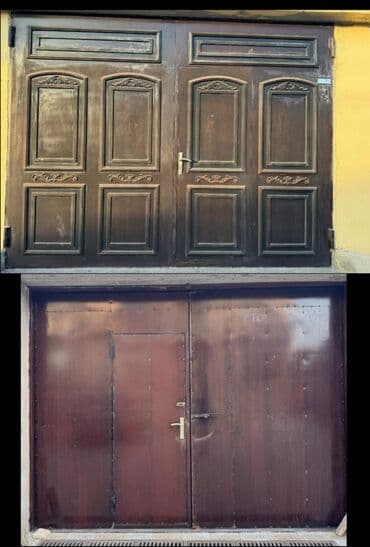 islenmis darvazalar: İşlənmiş Dəmir Həyət darvazası, 3 m, Mexaniki, Qapı ilə, rəng - Qəhvəyi, Kredit yoxdur — 2