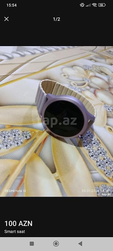 Smart saat - Dairəvi sensor ekranlı smart saat - Bənövşəyi/göyümtül lalafo.az -da Smart saat - Dairəvi sensor ekranlı smart saat - Bənövşəyi/göyümtül