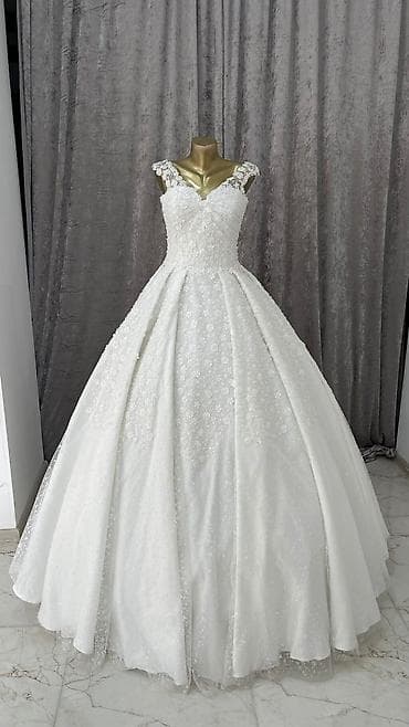 yeni toy paltarları: Zərif gəlinlik və ziyafət libasları kolleksiyası - Ağ gəlinlik — 7
