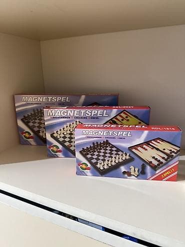 Məhsul: Maqnitli stolüstü oyun dəstləri Seçim 1 – MAGNETSPEL 3-in-1