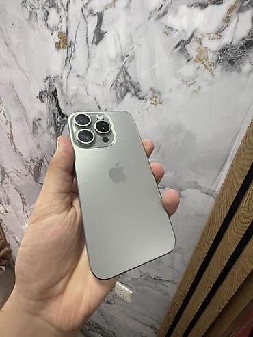 IPhone 15 Pro, 256 GB, Natural Titanium, Zəmanət, Simsiz şarj, Face ID — 2