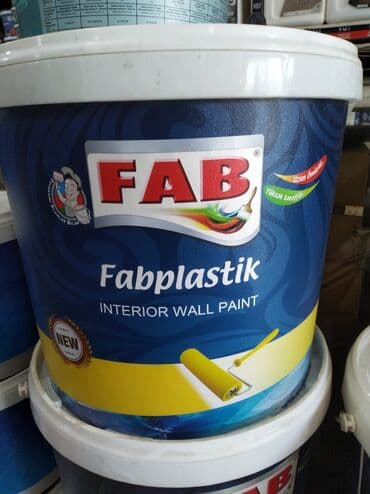 fab fasad boyalari: Акриловая Краска FAB, Внутренняя, цвет - Синий — 1